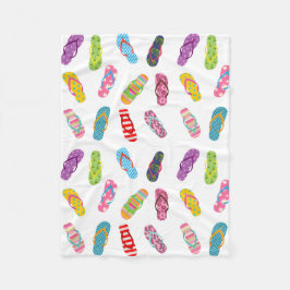Manta Polar Flip Flop Pattern | Cualquier color de fondo