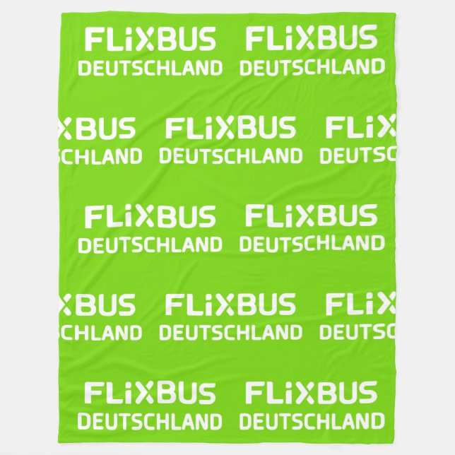 Manta Polar Flixbus Throw Blanket (Anverso)