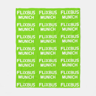 Manta Polar Flixbus Throw Blanket
