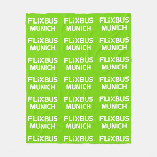 Manta Polar Flixbus Throw Blanket (Anverso)