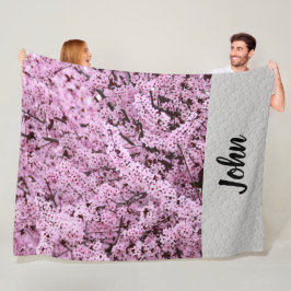 Manta Polar Flor