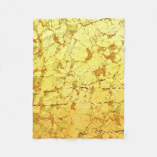 Manta Polar Flor amarilla (Anverso)