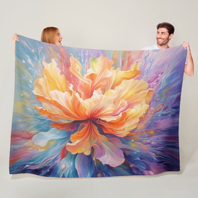 Manta Polar Flor asombrosa (In situ)