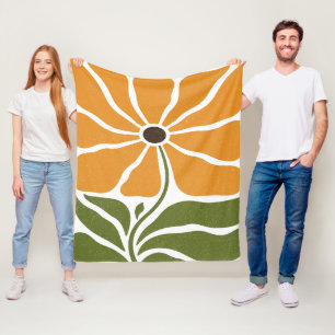 Manta Polar Flor Boho