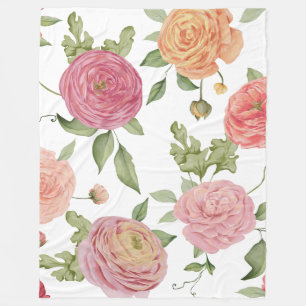 Manta Polar Flor de bonito 60x80 Funda