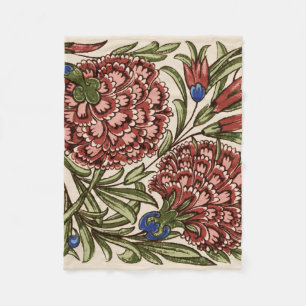 Manta Polar Flor de clavel Tile Antiguo Arte Rústico