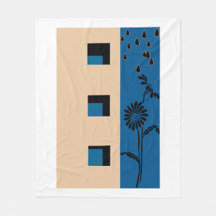 Manta Polar Flor de edificio