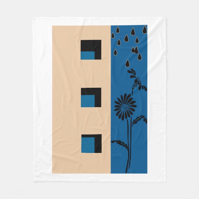 Manta Polar Flor de edificio (Anverso)