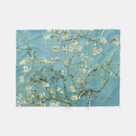 Manta Polar Flor de la almendra por el Bello Artes de Van Gogh