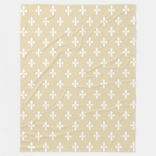 Manta Polar Flor de lis del Victorian de la cera de abejas