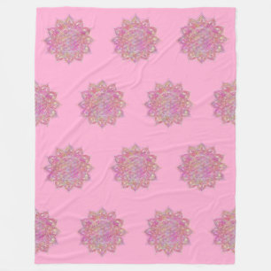 Manta Polar Flor de vida - India Mandala 7