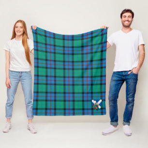 Manta Polar Flor Escocesa De Escocia Tartán Plaid