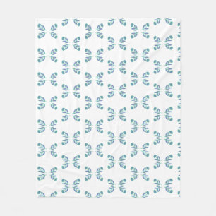 Manta Polar Flor Folksy