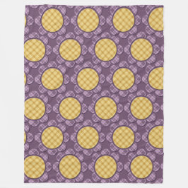 Manta Polar Flor morada