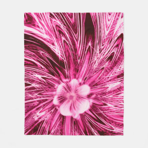 Manta Polar Flor púrpura en la pared de la flota