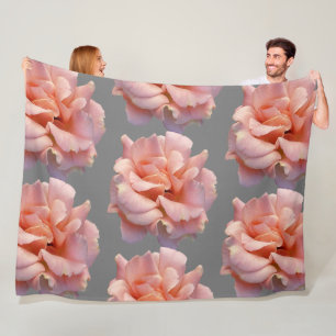 Manta Polar flor rosa rosa rosa rosa