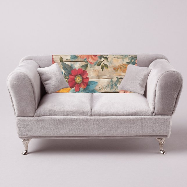 Manta Polar Flor rústica colorida (Subido por el creador)