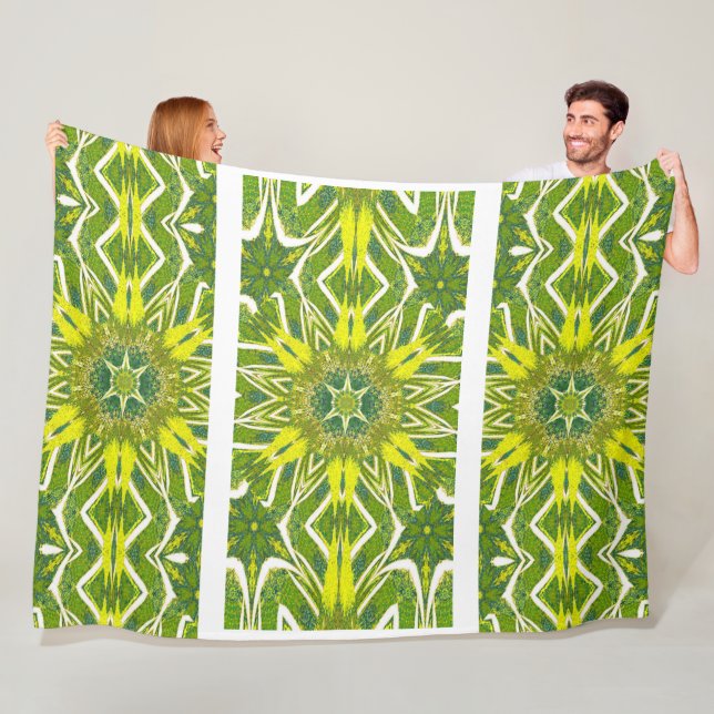 Manta Polar Flor salvaje del tótem 13 (In situ)