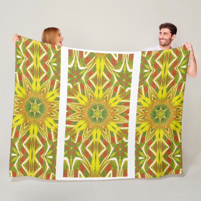 Manta Polar Flor salvaje del tótem 14 (In situ)