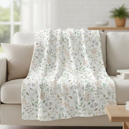 Manta Polar Flor silvestre Boho