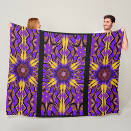 Manta Polar Flor silvestre del tótem 1