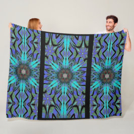 Manta Polar Flor silvestre del tótem 2