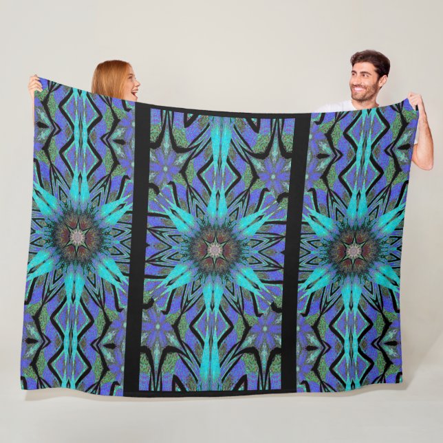 Manta Polar Flor silvestre del tótem 2 (In situ)