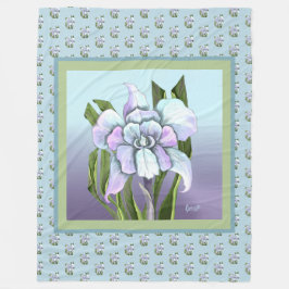 Manta Polar Flor Smeraldo Fleece Blanket