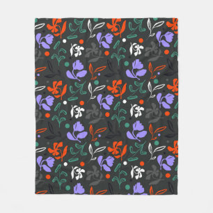 Manta Polar Flora de Crepúsculo