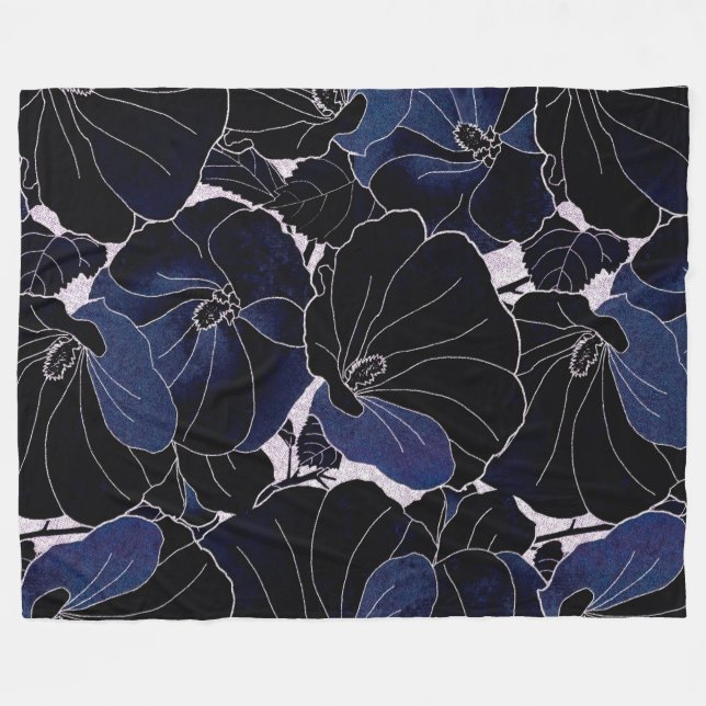 Manta Polar Floral (Frente (Horizontal))
