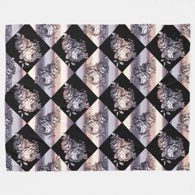 Manta Polar Floral (Frente (Horizontal))