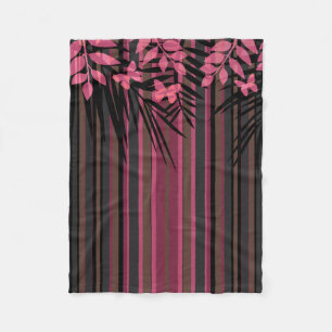 Manta Polar Floral, a rayas, retro