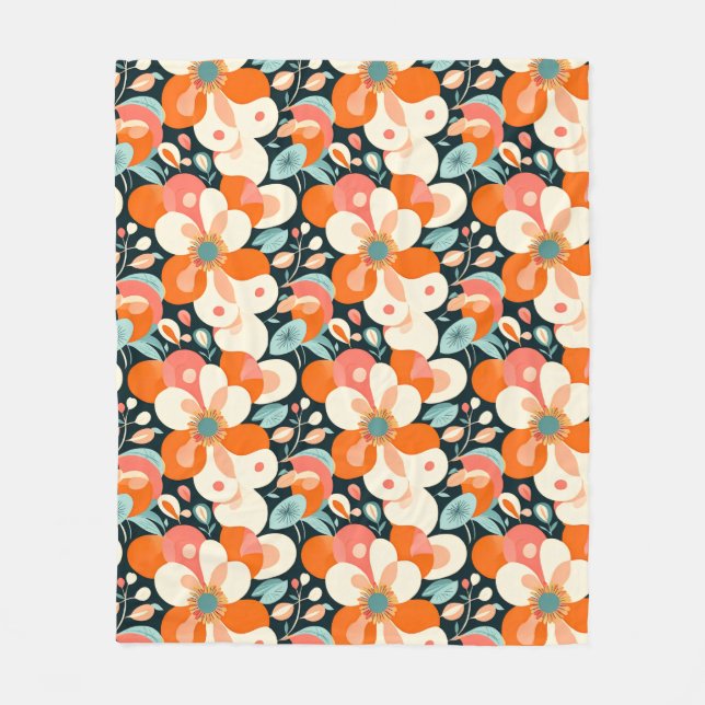 Manta Polar Floral Audaz  (Anverso)