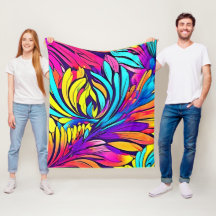 Floral de abstracto vibrante