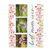 Floral de Collage de fotos en el Día de la Madre