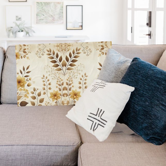 Manta Polar Floral de granja (Subido por el creador)