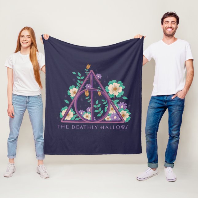 Manta Polar Floral Deathly Hallow Graphic (In situ)