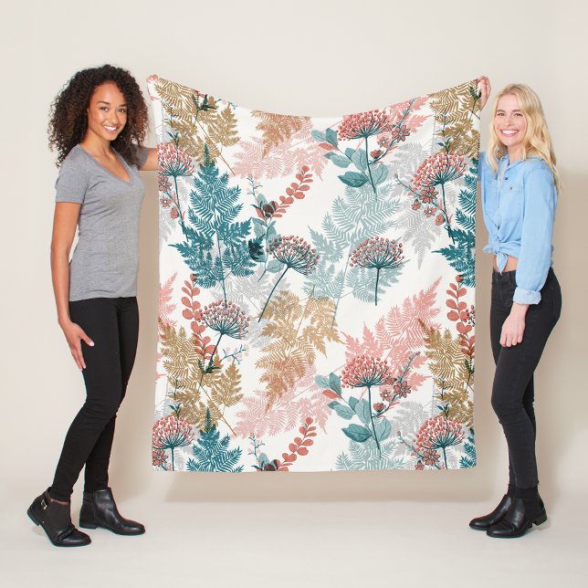 Manta Polar Floral estética (Subido por el creador)