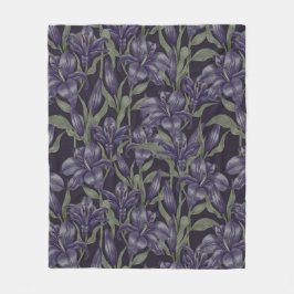 Manta Polar Floral estética