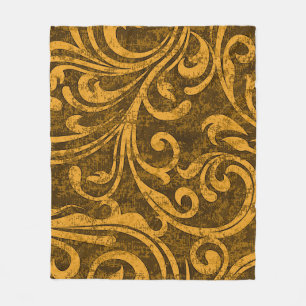 Manta Polar Floral gris, textura transparente de alta resoluci