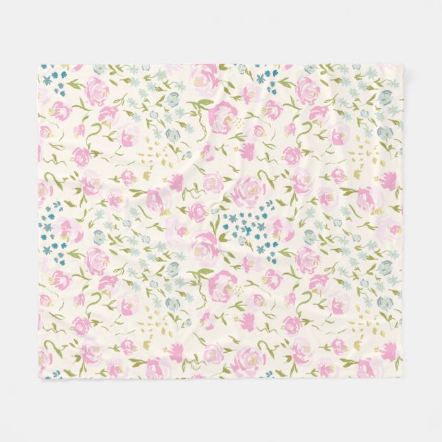 Manta Polar Floral Heaven Fleece Blanket (Frente (Horizontal))