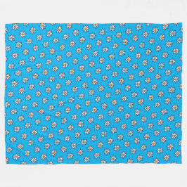 Manta Polar Floral KiniArt Fleece Blanket