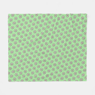 Manta Polar Floral KiniArt Fleece Blanket