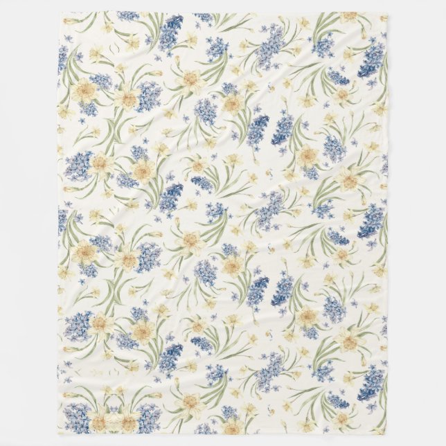 Manta Polar Floral ligera de caída III funda de flote - Caída (Anverso)