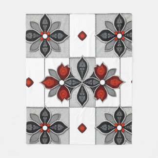 Manta Polar Floral Pattern Fleece