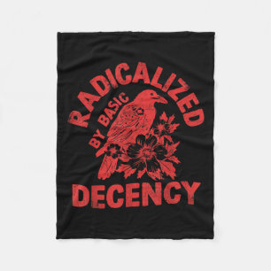 Manta Polar Floral Radicalizada Por Decoración Básica Feminist