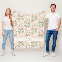 Floral Rústico de Lunares Rosados Bonito