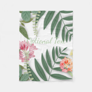 Manta Polar Floral tropical