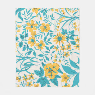 Manta Polar Floral vintage: Liberty Motif Seamless