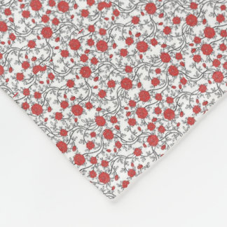 Manta Polar Florales de primavera